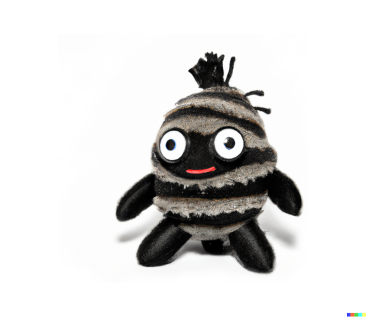 AI generated Digitalization Monster in White.